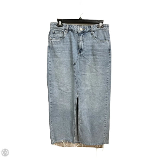 Skirt Maxi By Kut In Blue Denim, Size: 4