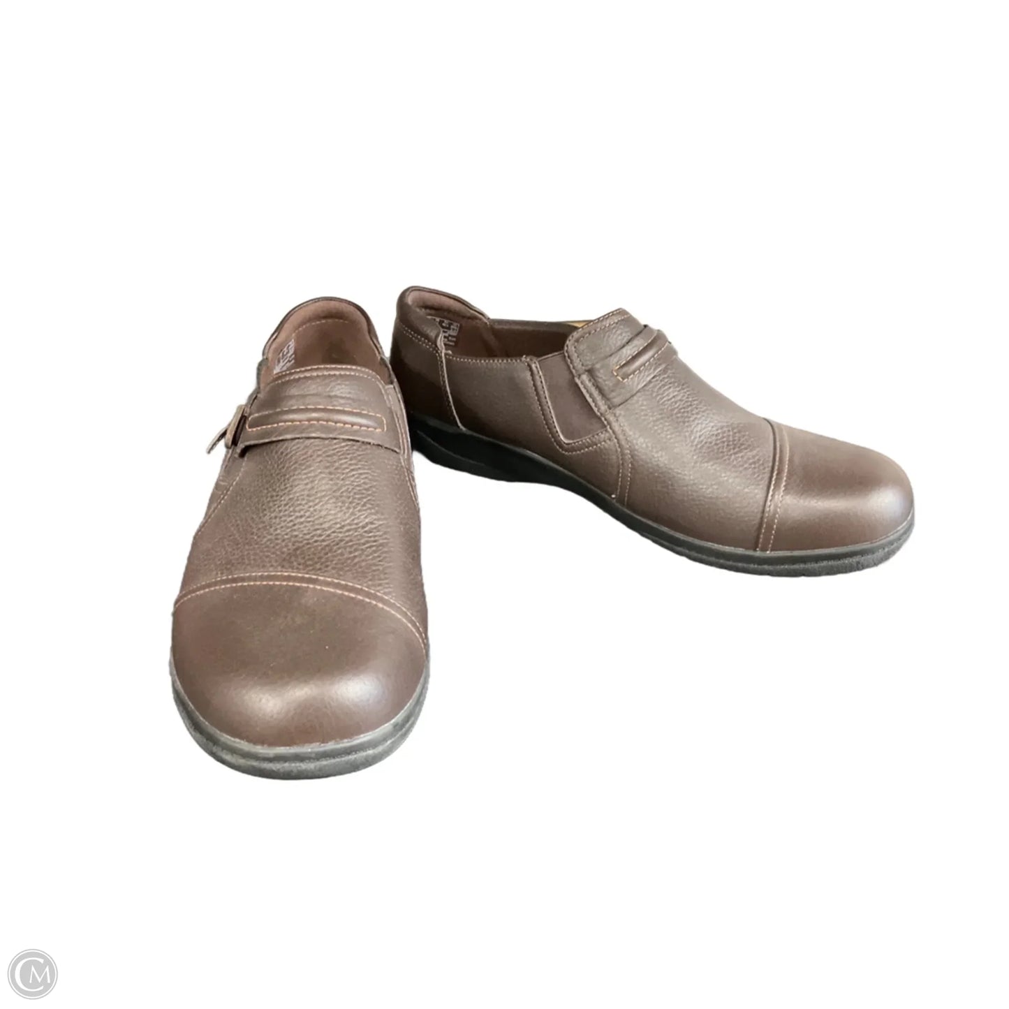 Shoes Flats By Clarks In Brown, Size: 11