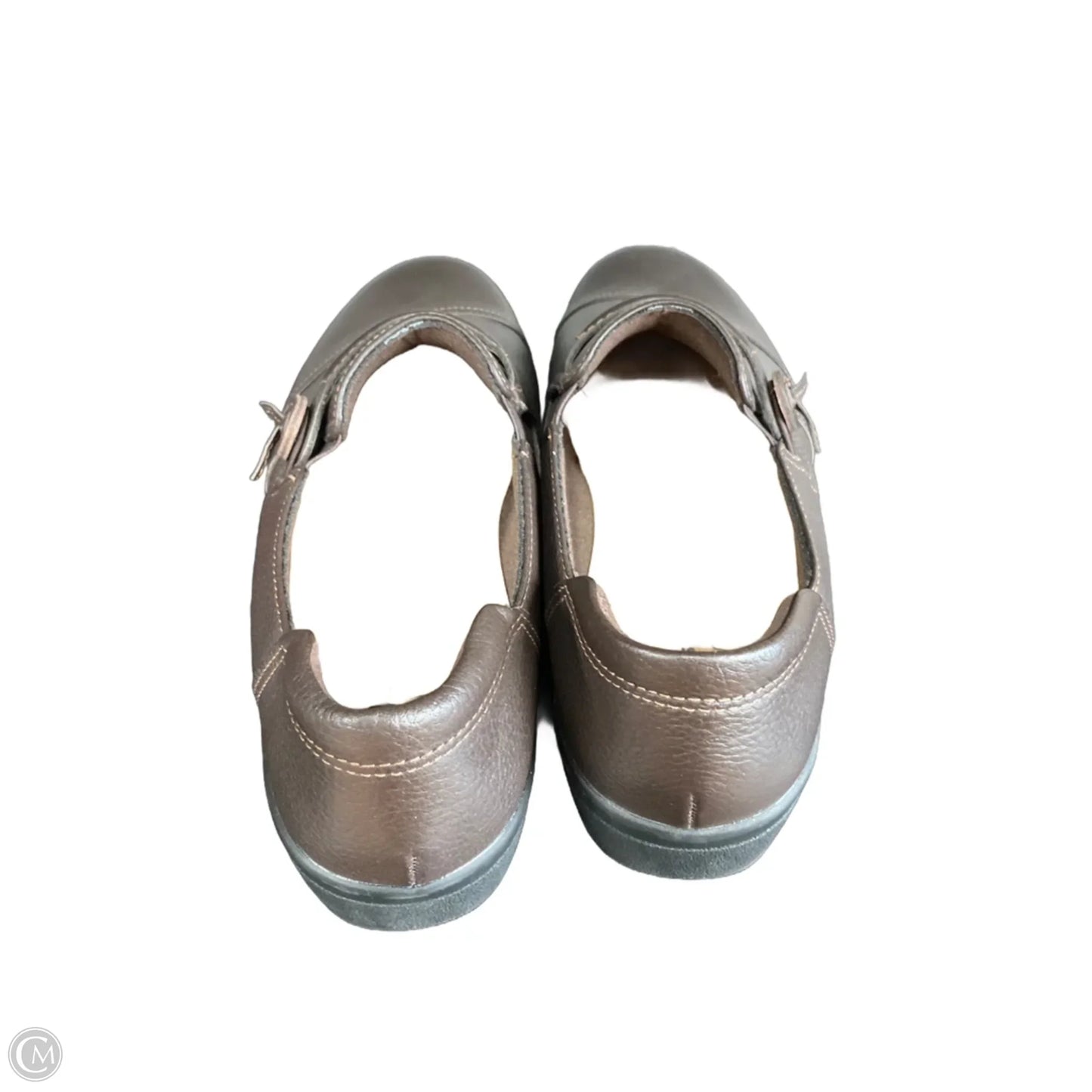 Shoes Flats By Clarks In Brown, Size: 11