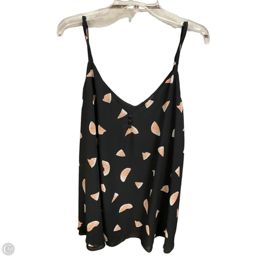 Top Sleeveless By Torrid In Black & Pink, Size: 4x
