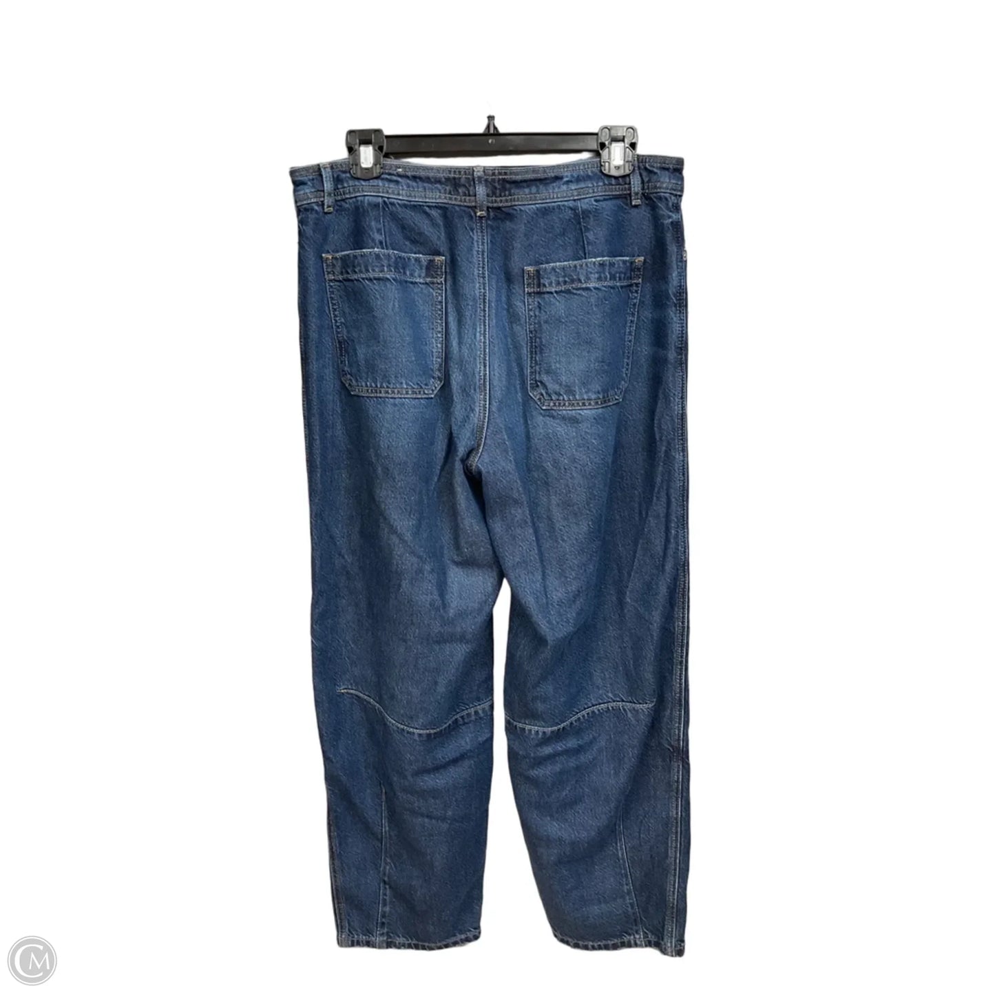 Jeans Straight By Loft In Blue Denim, Size: 8