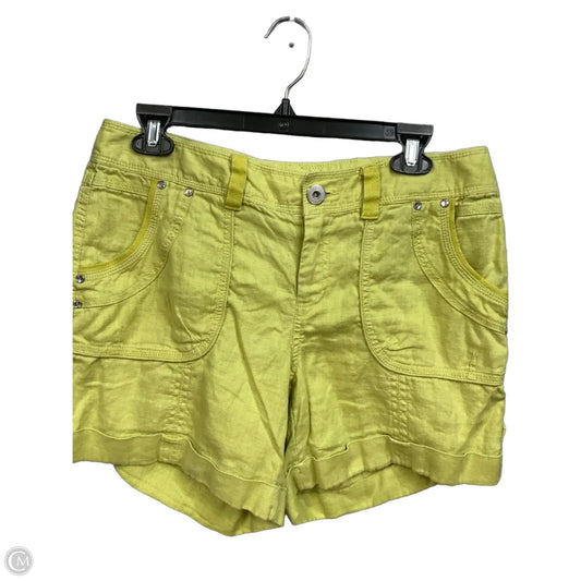 Shorts By Inc In Chartreuse, Size: 8