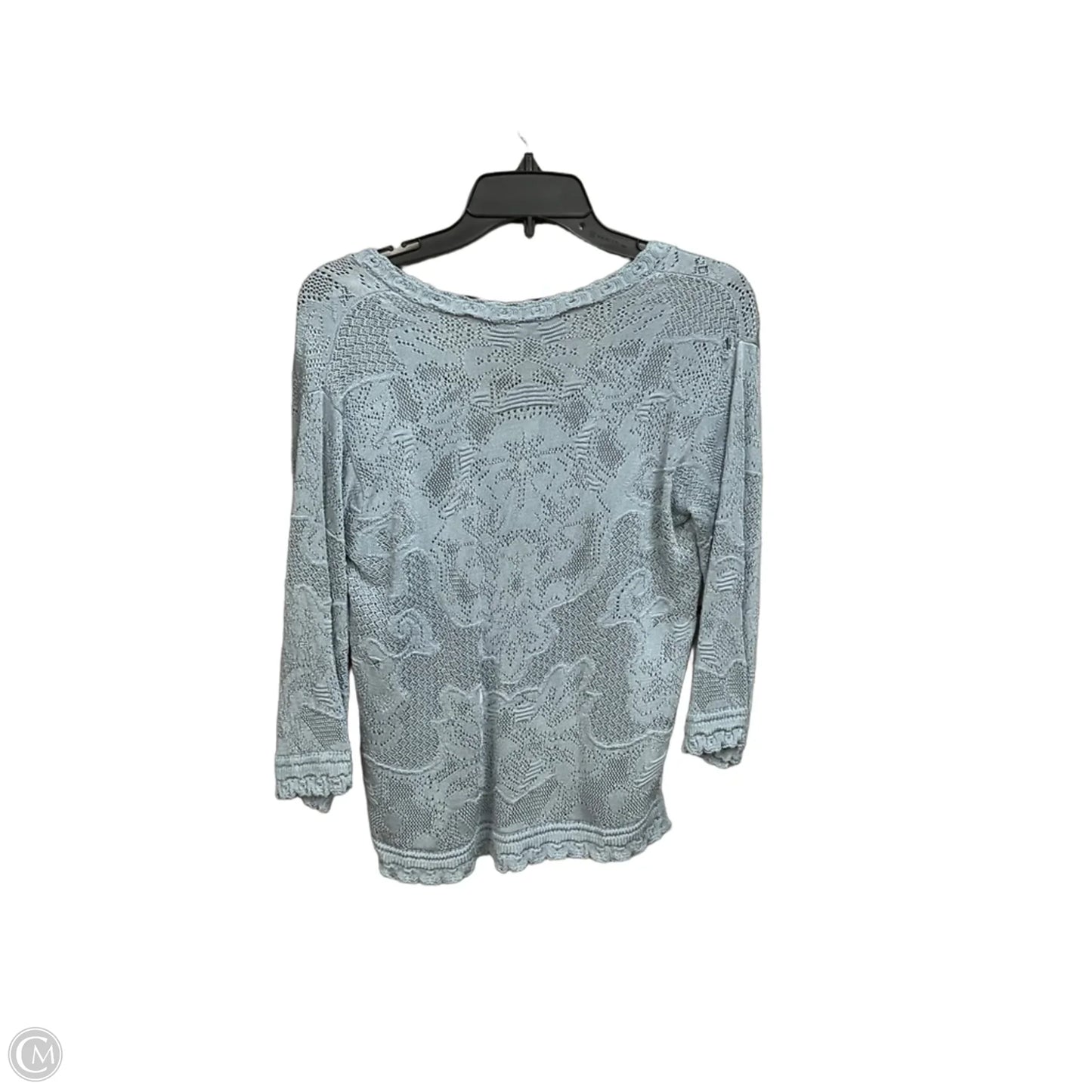 Top 3/4 Sleeve By White House Black Market In Blue, Size: S