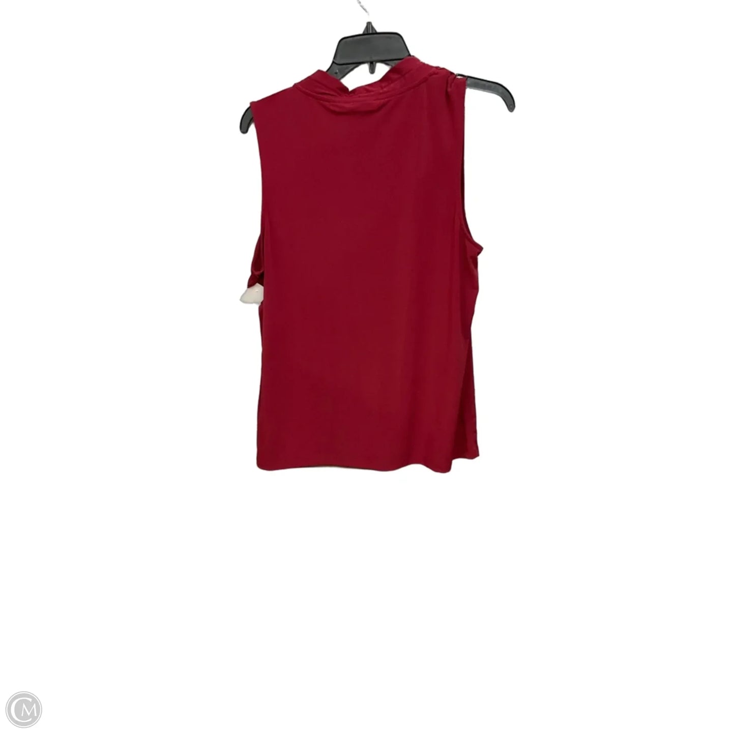 Top Sleeveless By Tahari In Maroon, Size: Xl