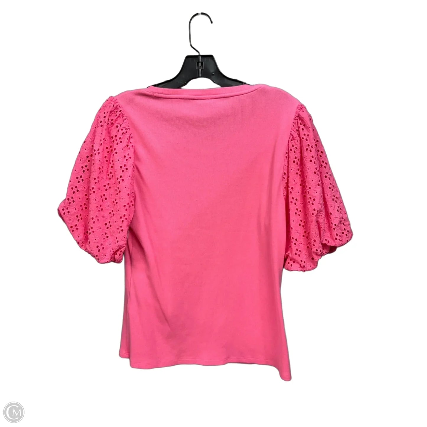 Top Short Sleeve By On 34th In Pink, Size: L