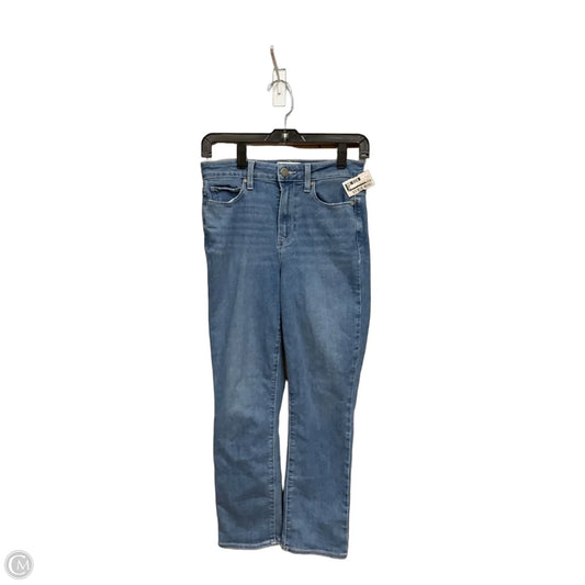 Jeans Straight By Paige In Blue Denim, Size: 4