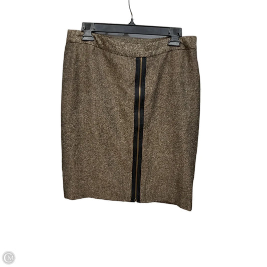 Skirt Midi By Cato In Brown, Size: 10