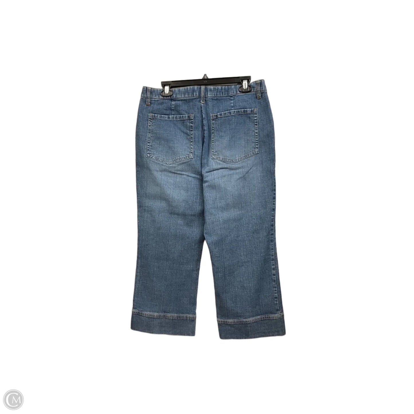 Jeans Cropped By Coldwater Creek In Blue Denim, Size: 12
