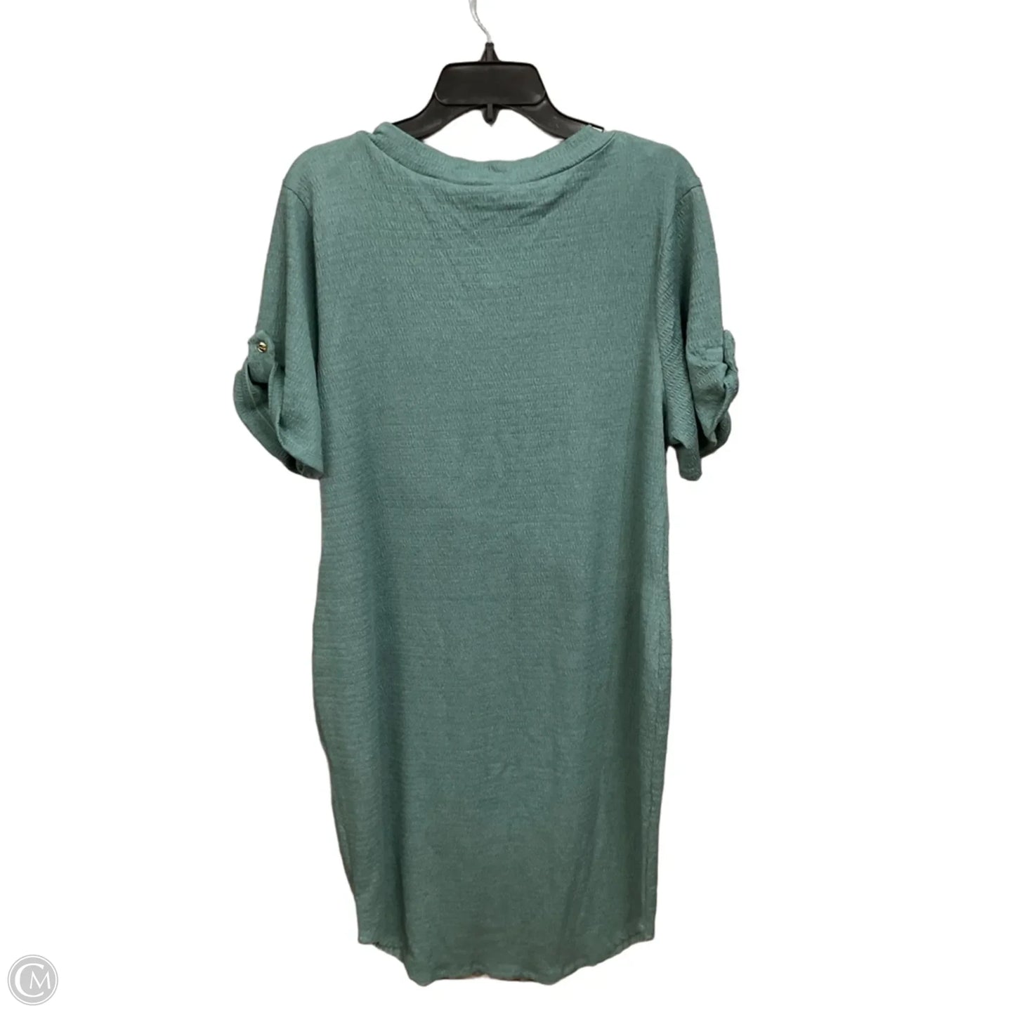 Dress Casual Short By Clothes Mentor In Green, Size: 3x