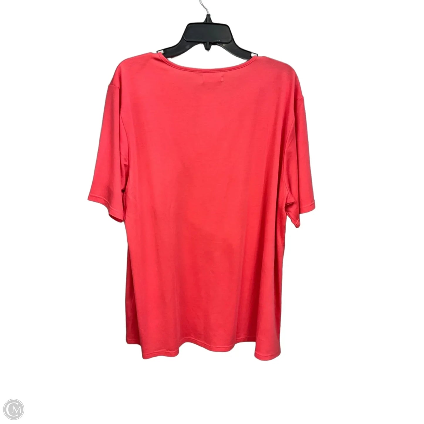 Top Short Sleeve By Southern Stitch In Coral, Size: 3x