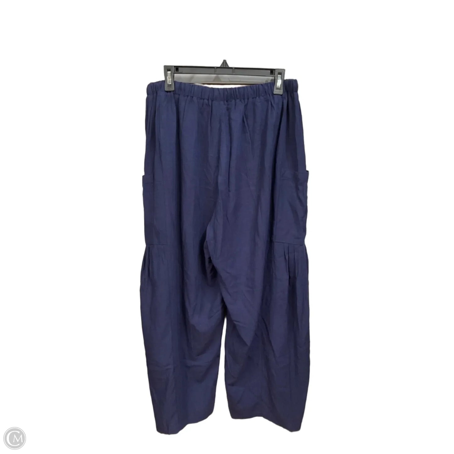 Pants Linen By Cmc In Navy, Size: 12