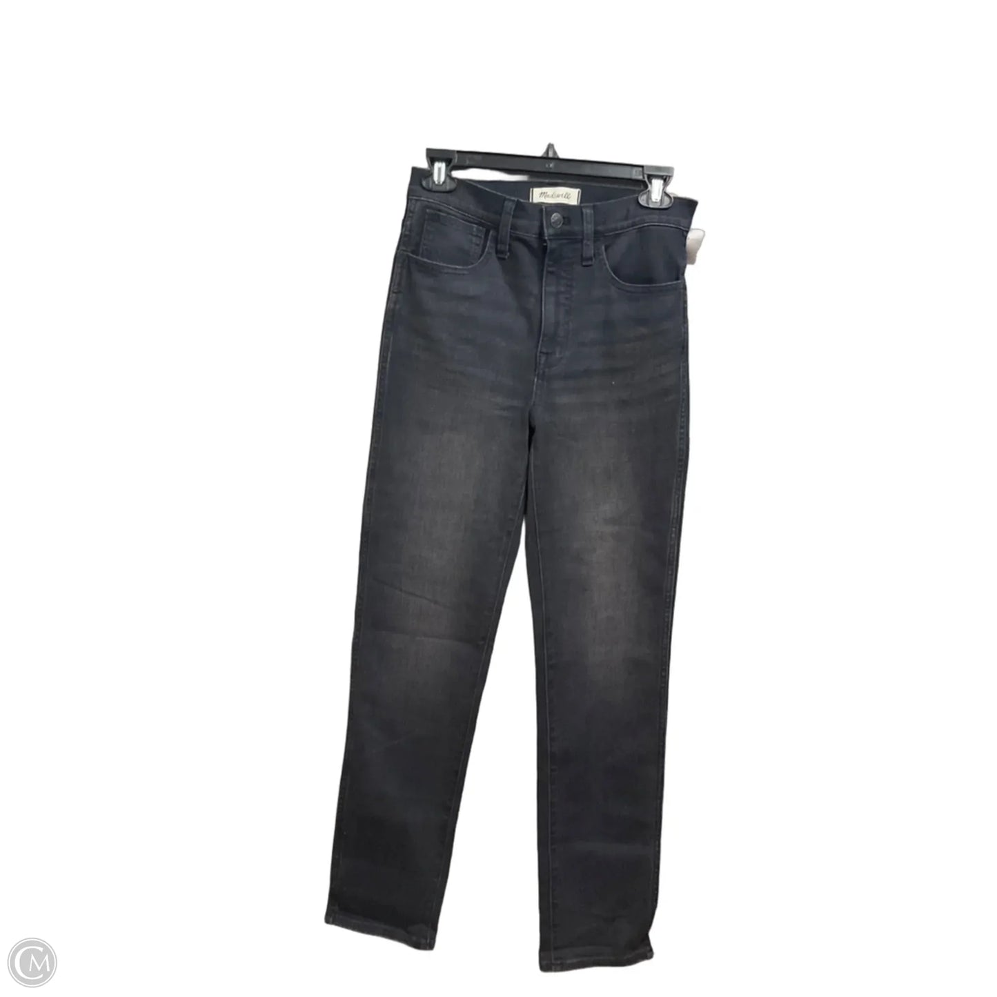 Jeans Skinny By Madewell In Black Denim, Size: 2