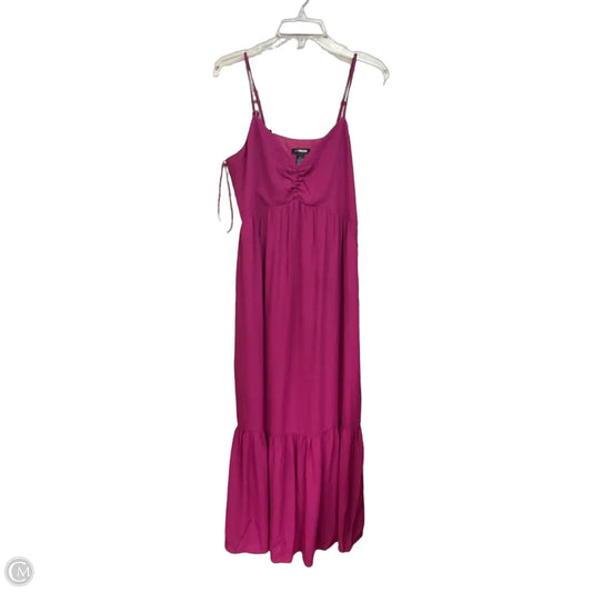 Dress Casual Maxi By Express In Purple, Size: M