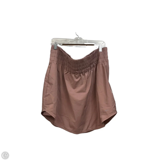 Athletic Skort By Nike Apparel In Pink, Size: 1x