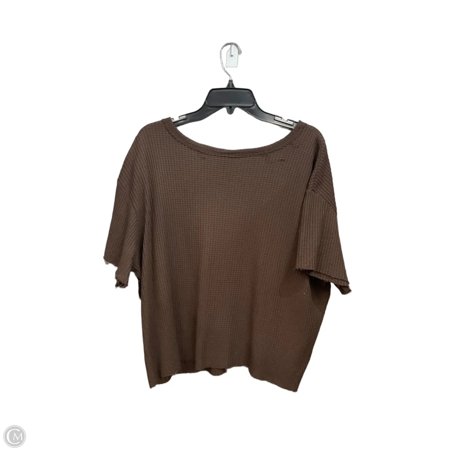 Top Short Sleeve By Torrid In Brown, Size: 1x
