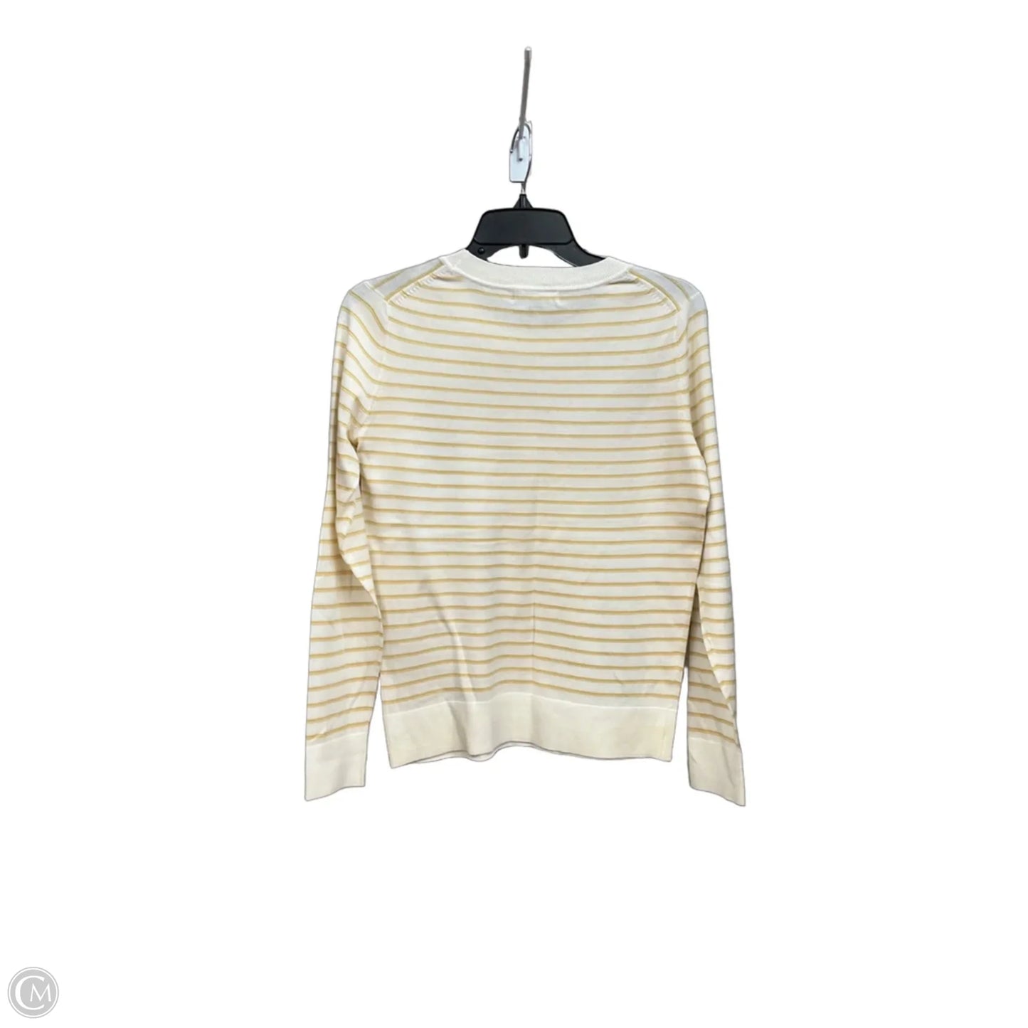 Top Long Sleeve By Banana Republic In Striped Pattern, Size: S