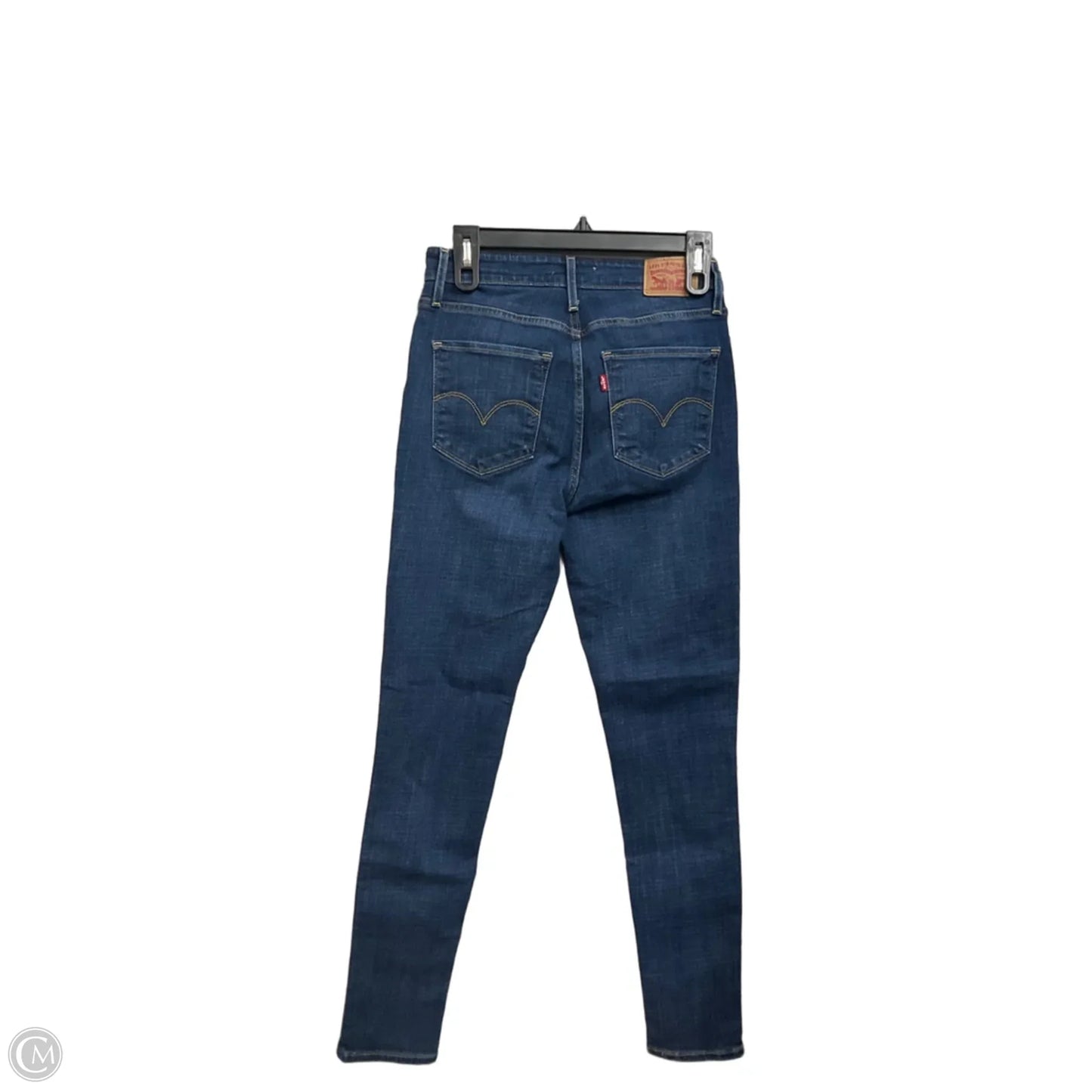 Jeans Skinny By Levis In Blue Denim, Size: 6
