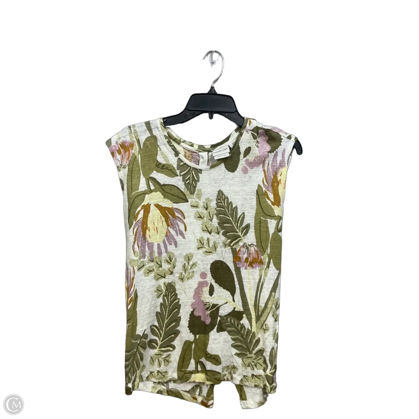 Top Sleeveless By Rachel Zoe In Tropical Print, Size: M