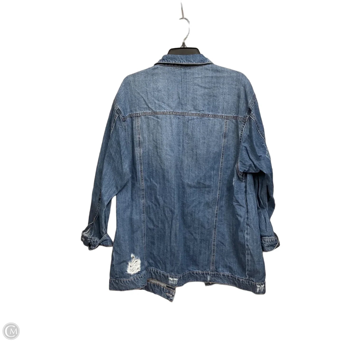 Jacket Denim By Bp In Blue Denim, Size: M