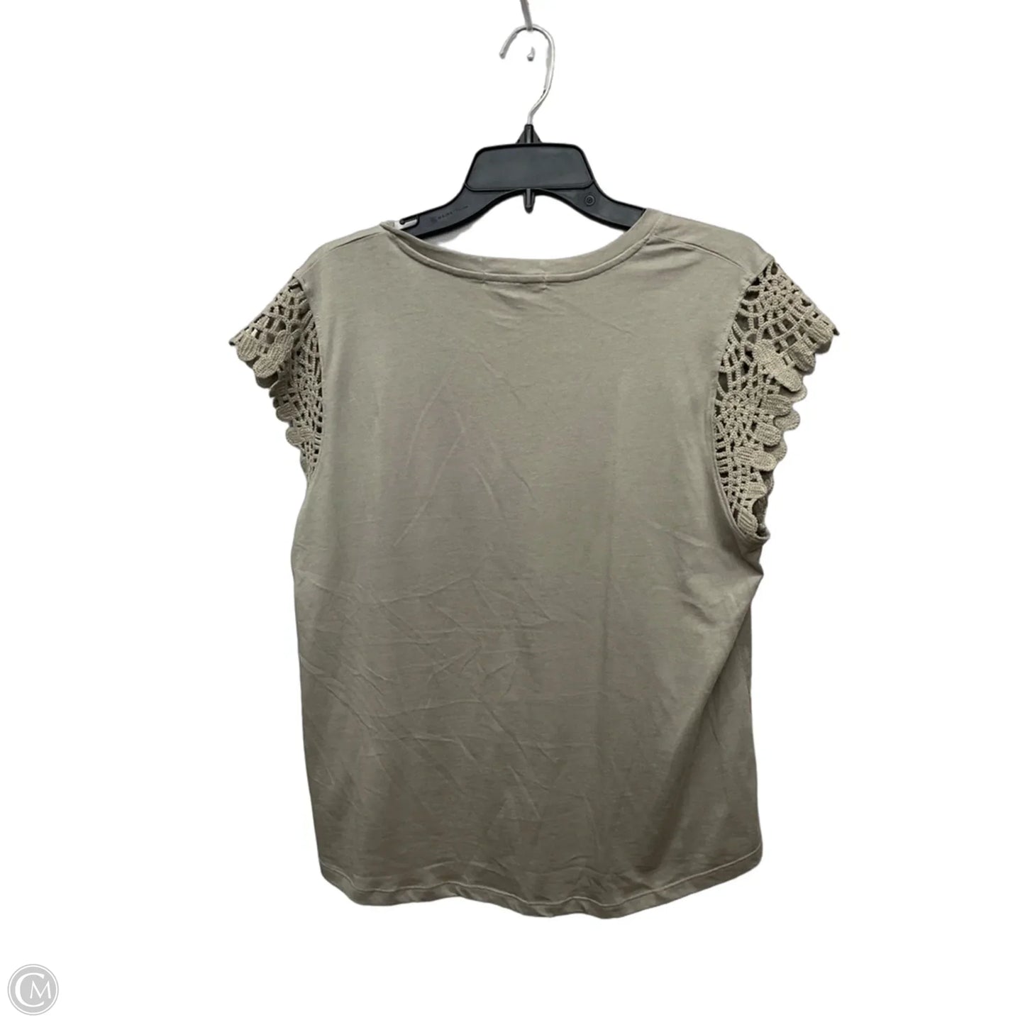 Top Short Sleeve By C And C In Green, Size: L