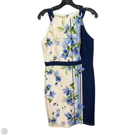 Dress Casual Midi By Cmc In Floral Print, Size: M