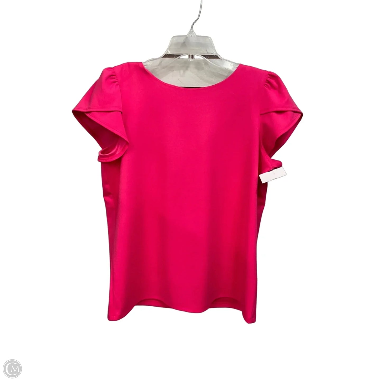 Top Short Sleeve By Anne Klein In Pink, Size: L
