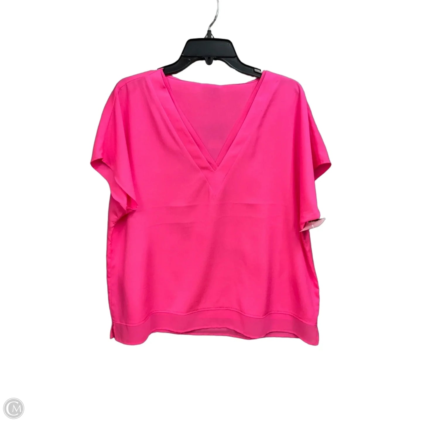 Top Short Sleeve By Dkny In Pink, Size: Xl