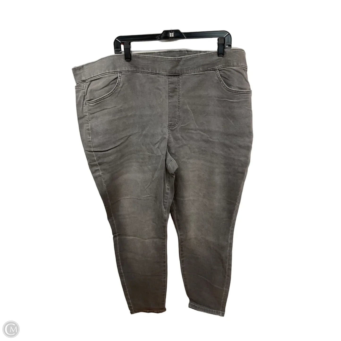 Jeans Jeggings By Evri In Grey Denim, Size: 24