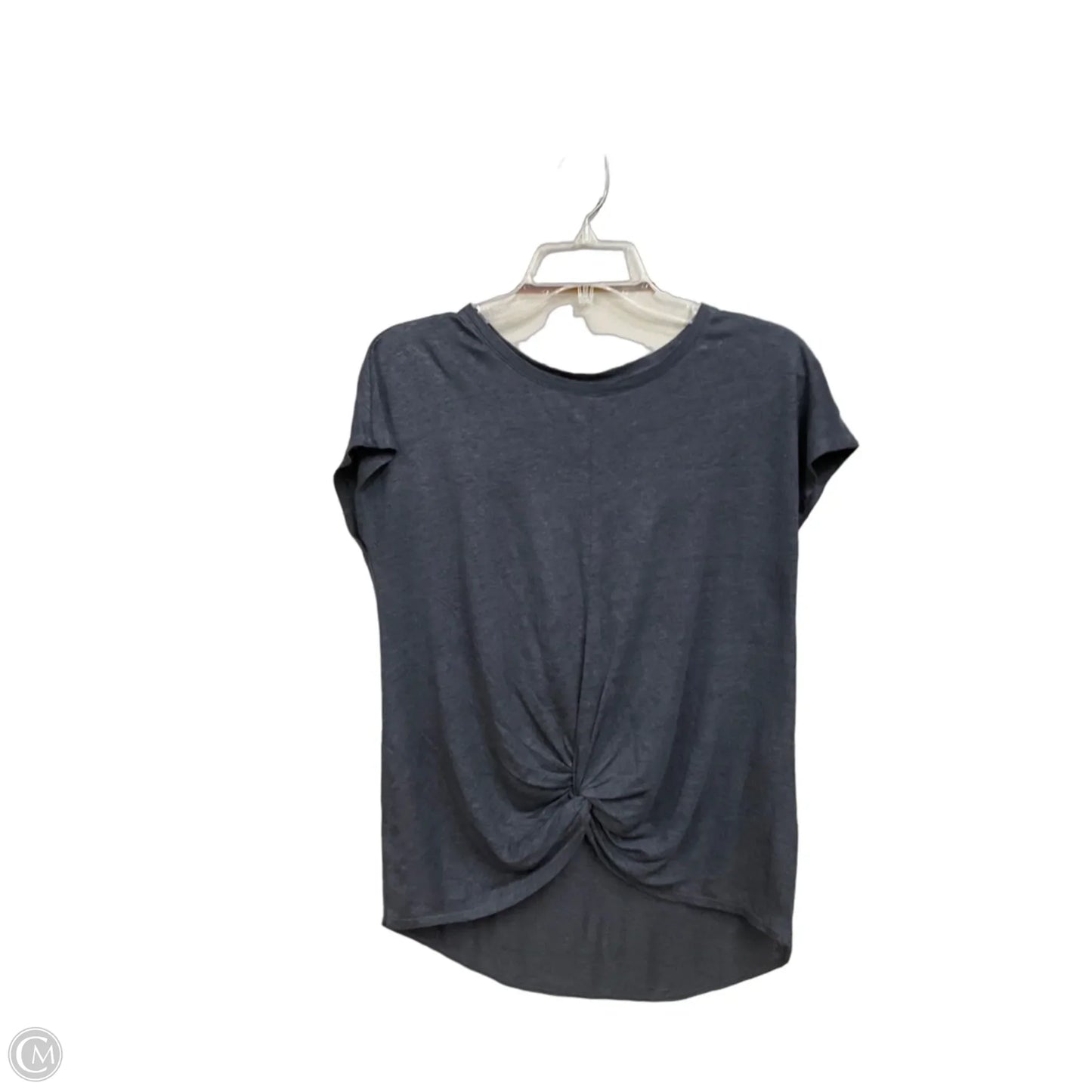 Top Short Sleeve Basic By Loft In Grey, Size: Xs