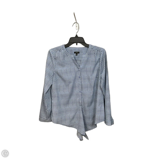 Blouse Long Sleeve By Talbots In Multi-colored, Size: Mp