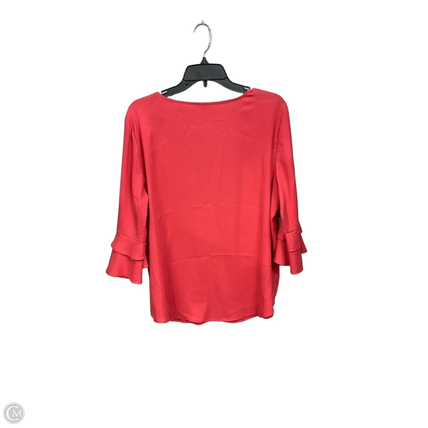 Top 3/4 Sleeve By Ann Taylor In Pink, Size: L