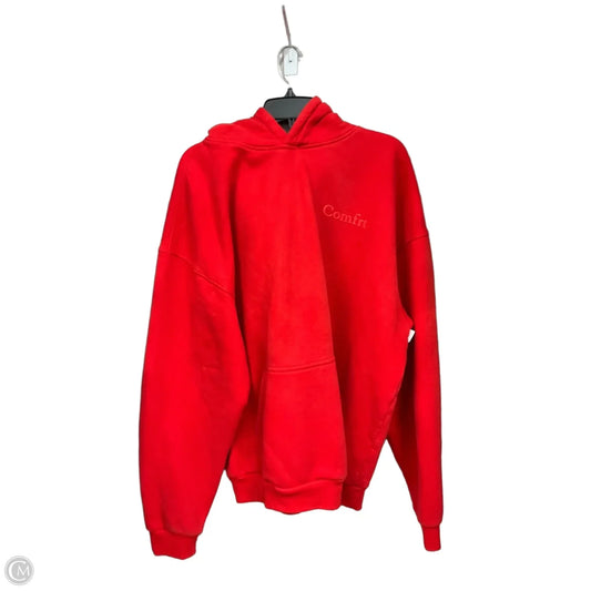 Athletic Sweatshirt Hoodie By Cmc In Red, Size: 2x