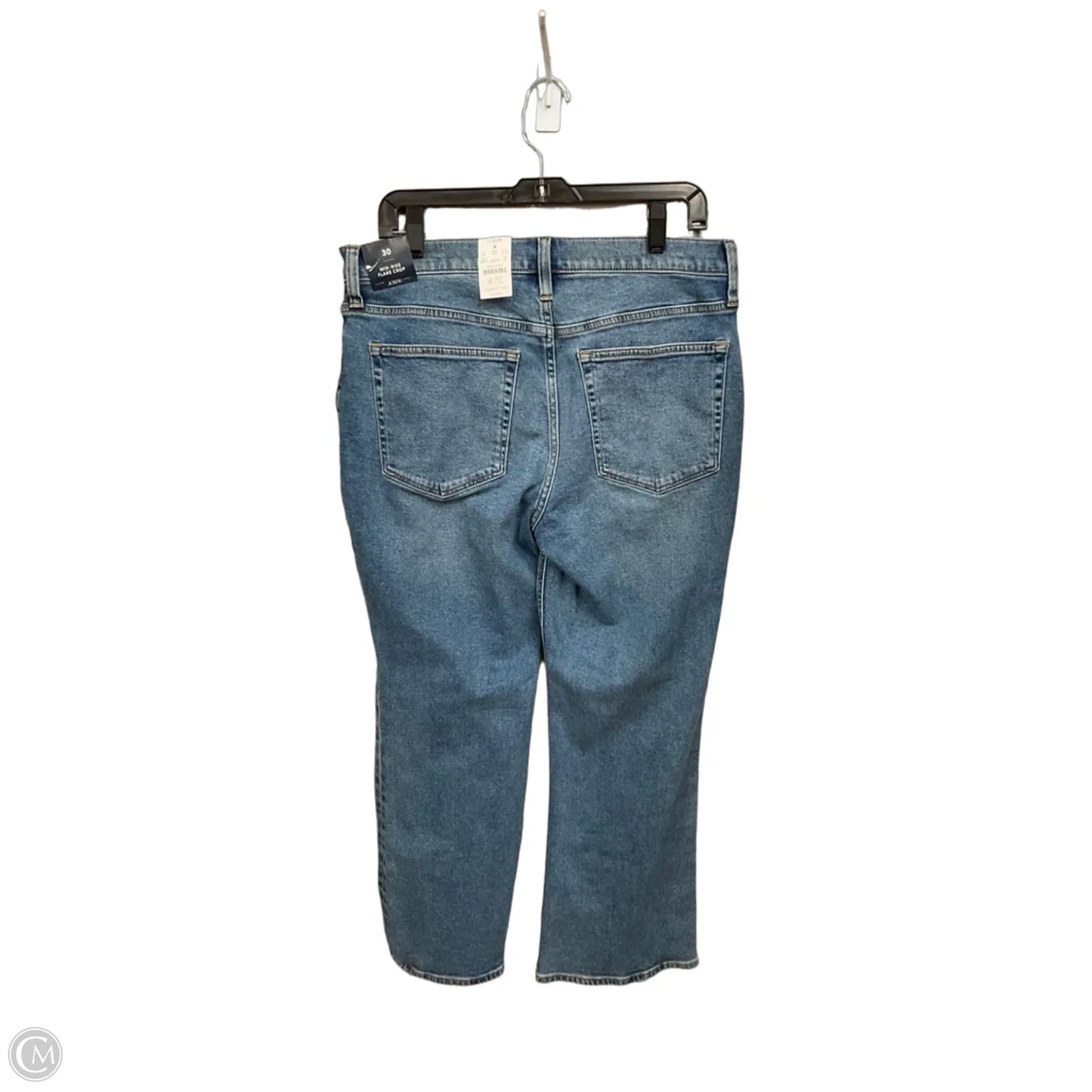 Jeans Flared By J. Crew In Blue Denim, Size: 10