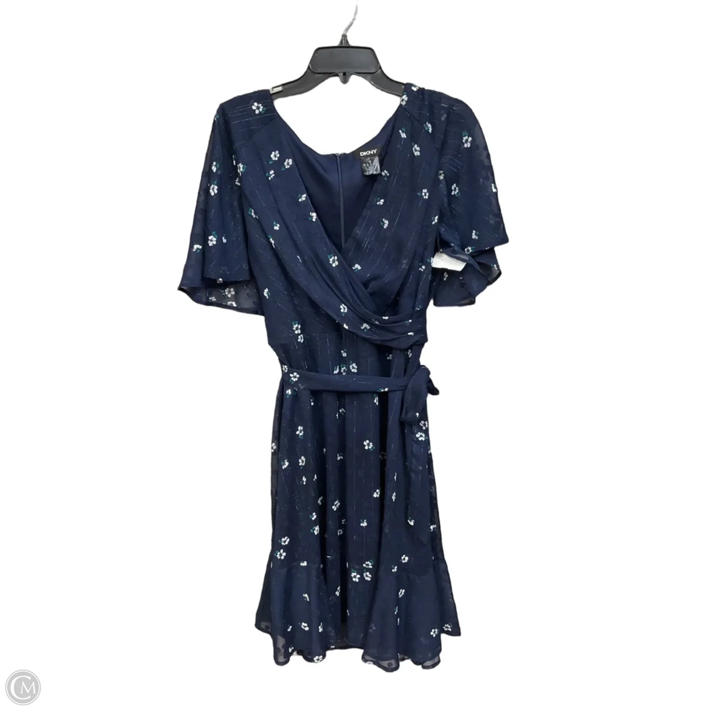 Dress Casual Short By Dkny In Floral Print, Size: Xl