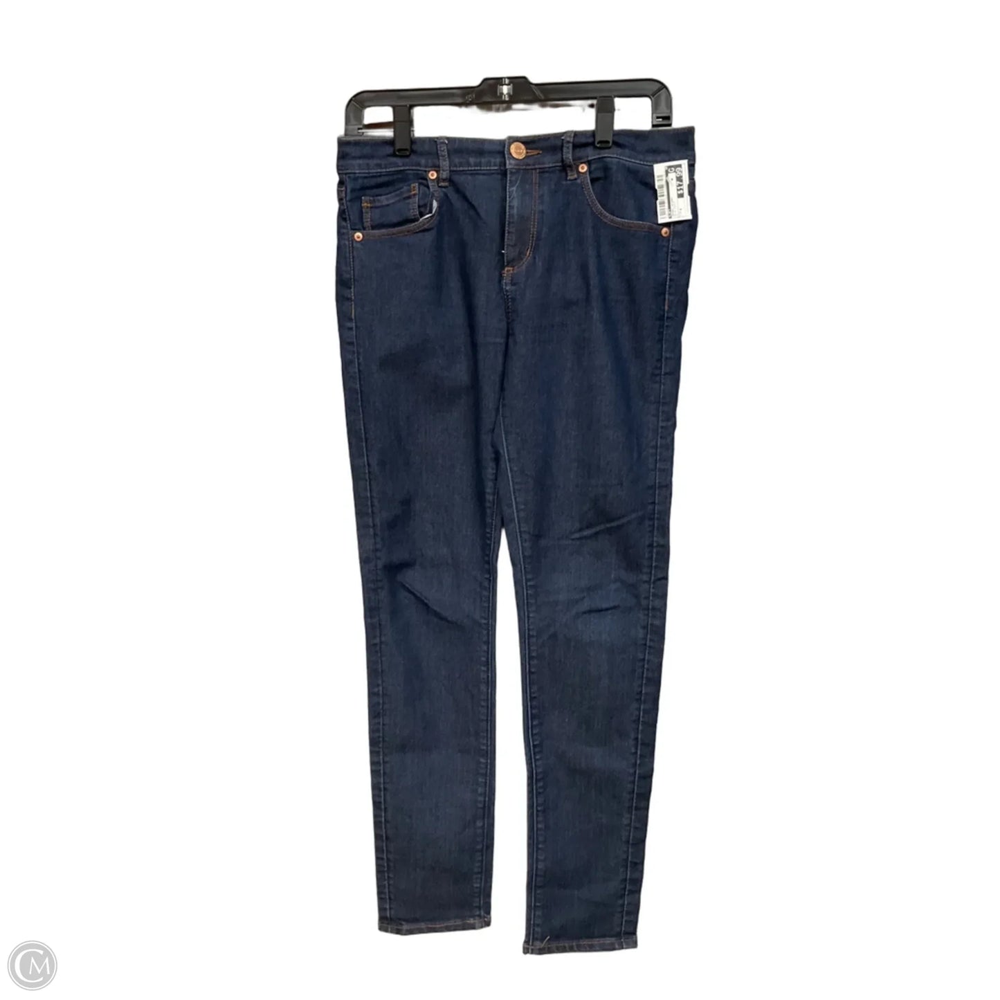 Jeans Skinny By Loft In Blue Denim, Size: 4