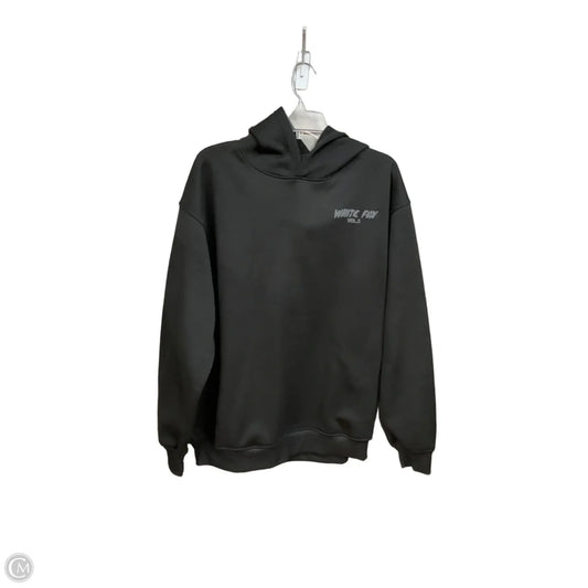Athletic Sweatshirt Hoodie By White Fox In Black, Size: Xxl
