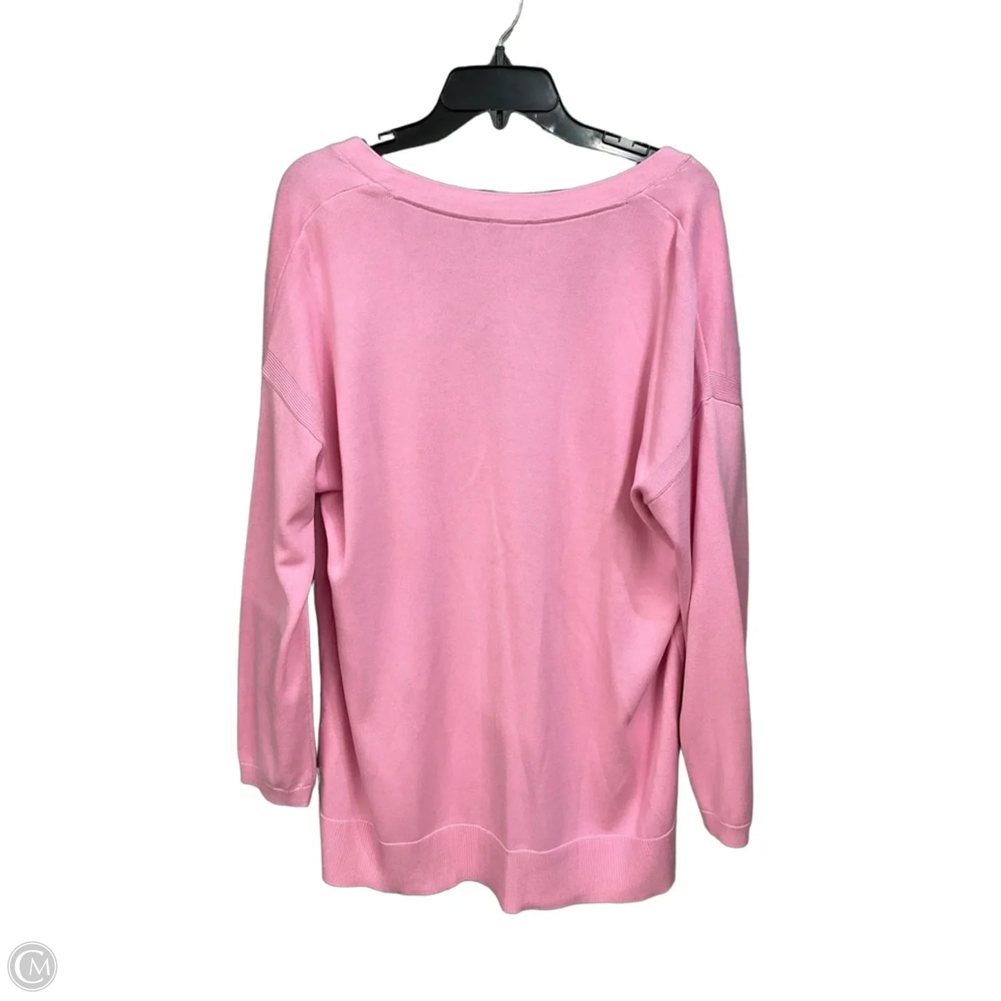 Cardigan By Talbots In Pink, Size: 1x