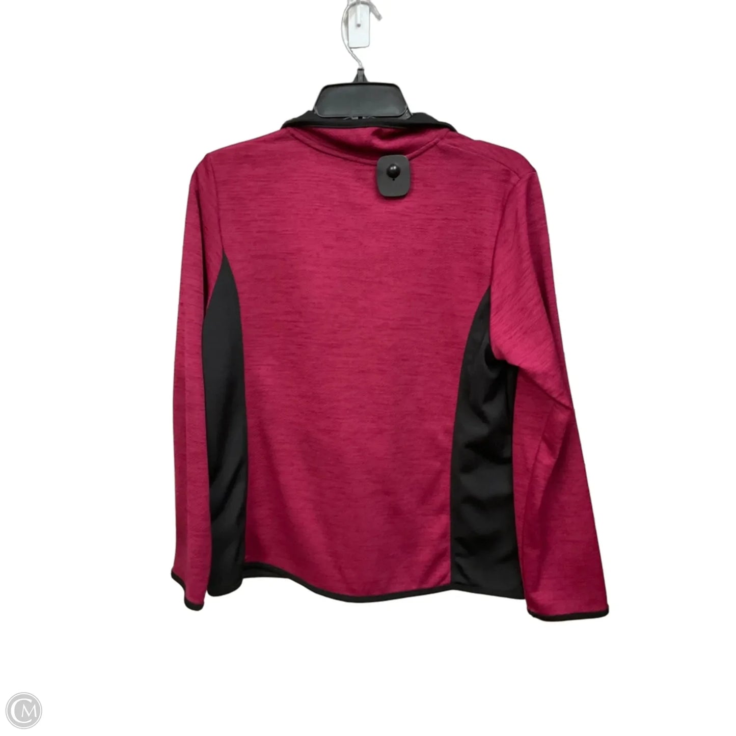 Athletic Jacket By St Johns Bay In Black & Pink, Size: Mp