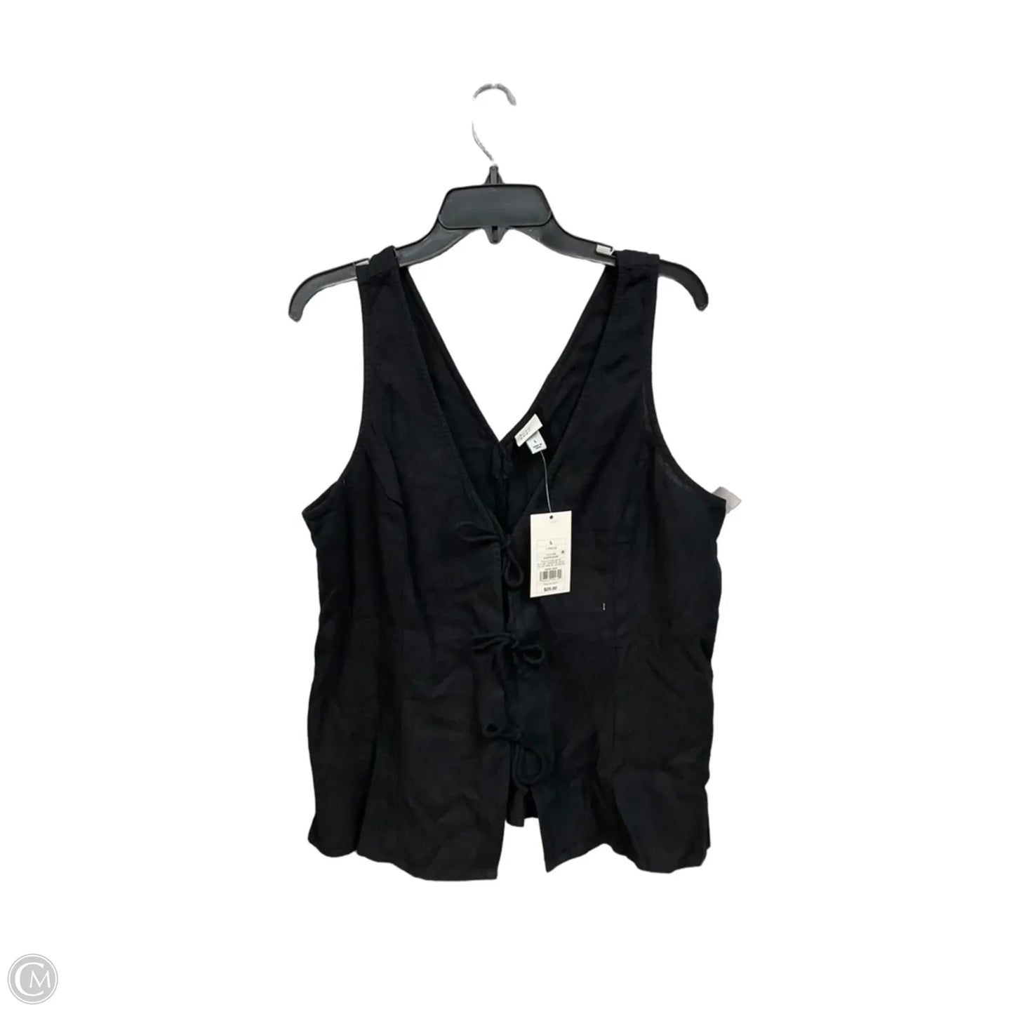 Top Sleeveless By A New Day In Black, Size: L