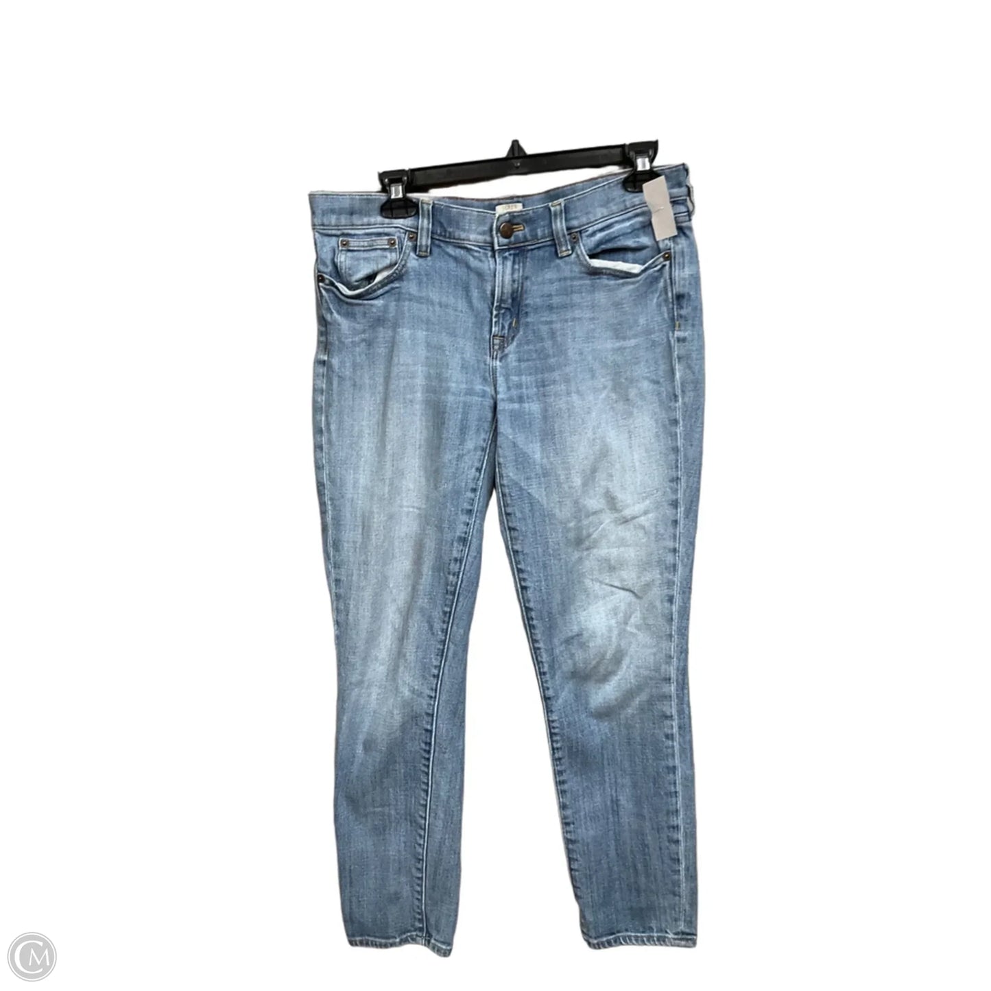 Jeans Skinny By J. Crew In Blue Denim, Size: 6