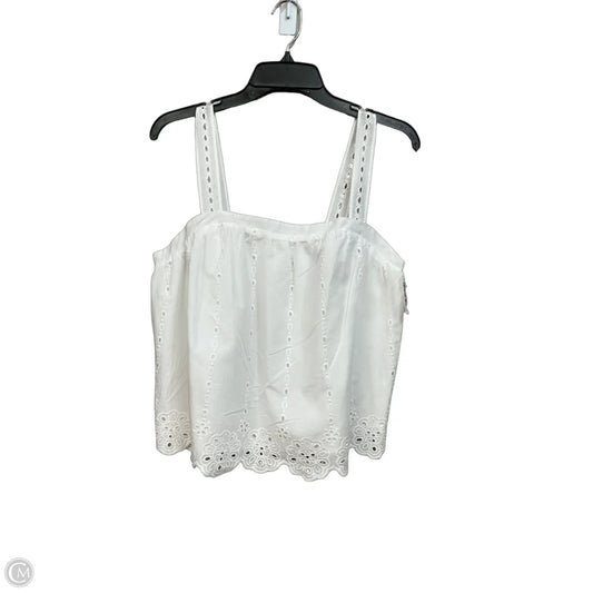Top Sleeveless By Maurices In White, Size: M