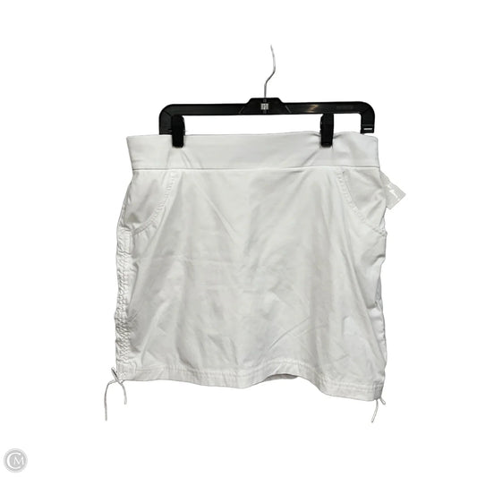 Athletic Skort By Columbia In White, Size: L