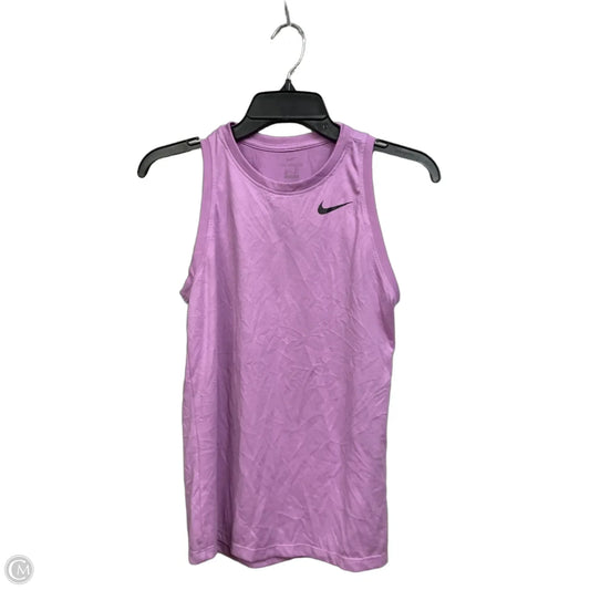 Athletic Tank Top By Nike Apparel In Purple, Size: Xs