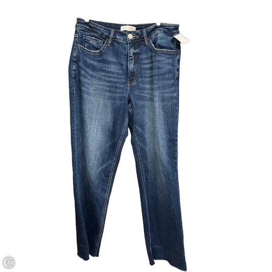 Jeans Boot Cut By Vervet In Blue Denim, Size: 14
