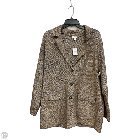 Blazer By J. Jill In Blue & Brown, Size: L