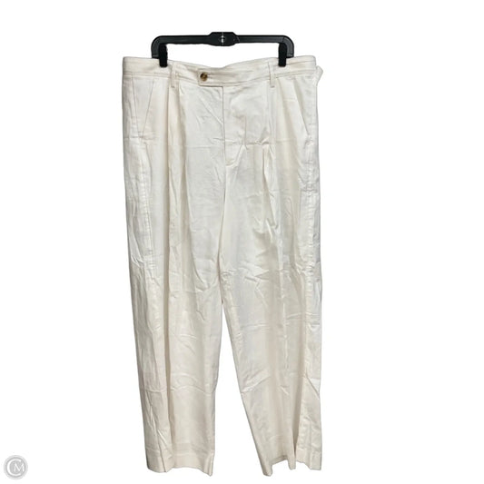 Pants Linen By Banana Republic In Cream, Size: 18