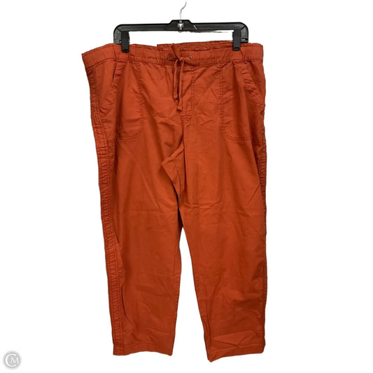 Capris By Sonoma In Orange, Size: 16