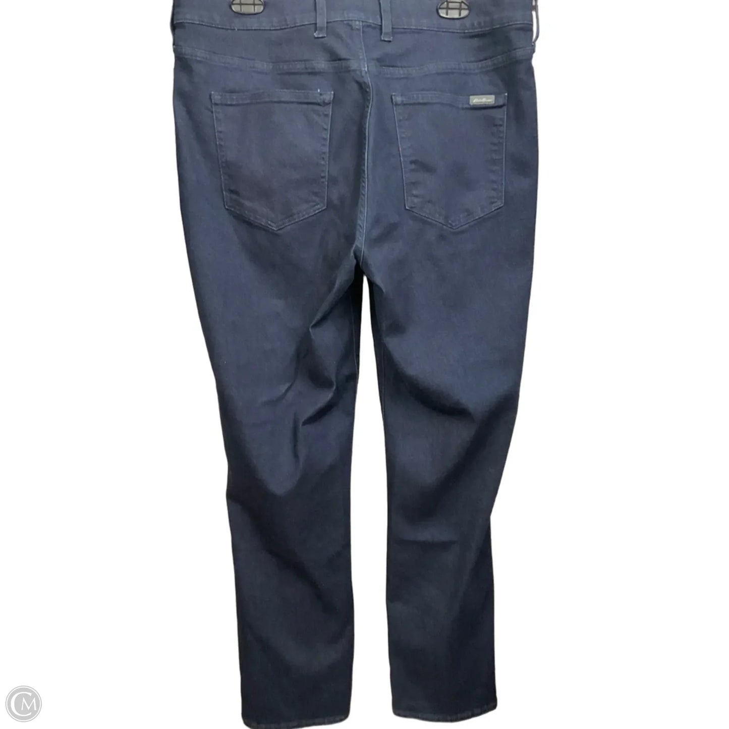 Jeans Straight By Eddie Bauer In Blue Denim, Size: 16