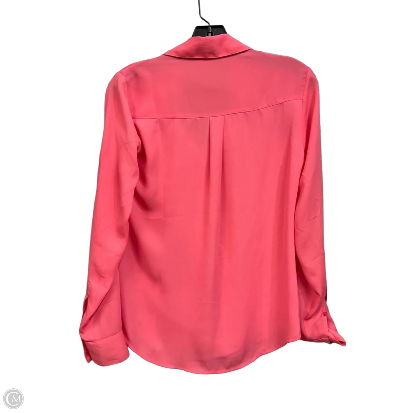 Blouse Long Sleeve By Express In Coral, Size: Xs