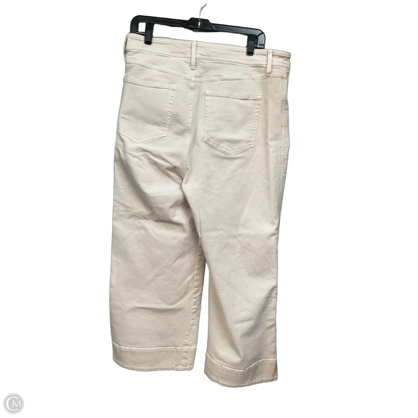 Pants Wide Leg By Loft In Beige, Size: 12